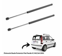 2 MOLLE A GAS PISTONI PISTONCINI PORTELONE BAGAGLI FIAT PANDA II (169) 2003