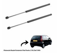 2 MOLLE A GAS PISTONI PISTONCINI PORTELONE BAGAGLI FIAT PUNTO (176) 1993