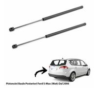 2 MOLLE A GAS PISTONI PISTONCINI PORTELONE BAGAGLI FORD S-MAX (WA6) 2006