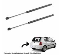 2 MOLLE A GAS PISTONI PISTONCINI PORTELONE BAGAGLI RENAULT CLIO II DAL 1998