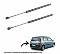 2 MOLLE A GAS PISTONI PISTONCINI PORTELONE BAGAGLI RENAULT SCENIC II DAL 2003