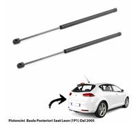 2 MOLLE A GAS PISTONI PISTONCINI PORTELONE BAGAGLI SEAT LEON (1P1) 2005