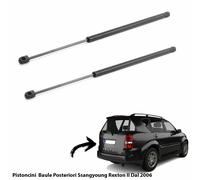 2 MOLLE A GAS PISTONI PISTONCINI PORTELONE BAGAGLI SSANGYONG REXTON II 2006