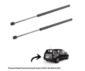 2 MOLLE A GAS PISTONI PORTELLONE BAGAGLI X RENAULT SCENIC III JZ0/1 dal 2009