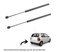 2 MOLLE A GAS PISTONI PORTELLONE BAGAGLI X VW LUPO (6X1, 6E1) dal 1998