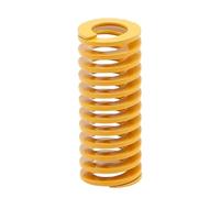 2 molle a spirale gialle for stampi a compressione, diametro esterno 30/40/50/60 mm, ID 15/20/25/30 mm, lunghezza 20-100 mm(40mm,OD30mm(ID15mm)-Yellow)