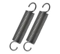 2 Molle di Tensione A Doppio Gancio, 2,5 X 16 X 500 Mm, Diametro Filo 2,5 Mm, Diametro Esterno 16 Mm, Lunghezza Libera 500 Mm, Acciaio per Molle, 2 PCS, 2.5 x 15 x 170mm