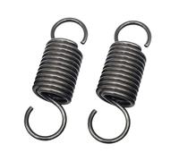 2 molle di tensione a doppio gancio, acciaio for molle 3,5 x 26 x 70-500 mm, diametro filo 3,5 mm, diametro esterno 26 mm, lunghezza libera 70-500 mm(3.5 x 26 x 450 mm)