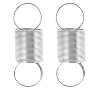 2 Molle Di Trazione Piccole In Acciaio Inossidabile Con Ganci Doppi, Molla Estensione A Doppio Anello Attrezzatura For Esperimenti Laboratorio Fisica Dimostrazione Misurazione Della Forza