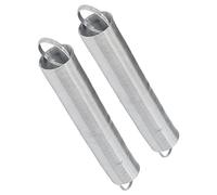 2 molle per cancello elettrico in acciaio inox, tensione di 4,6 m, per recinto bestiame per pascolo