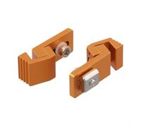 2 morsetti laterali CNC a basso profilo con guida a T per fresatrice 3018 piastra di pressione in alluminio M6 per legno plastica incisione pinze impugnatura stabilizzazione fai da te officina