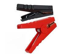 2 morsetti per batteria da 100 A, clip a coccodrillo in rame resistente con molla spessa per caricabatterie da auto da 12 V-24 V tester di riparazione