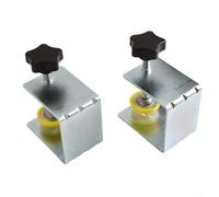 2 morsetti per installazione frontale del cassetto per assemblaggio di armadi, strumenti per la lavorazione del legno con serraggio massimo di 53 mm, clip per pannelli in acciaio inossidabile zincato