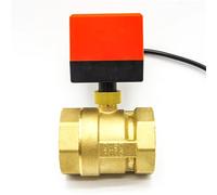 2" Motorized Ball Valve 220V 12V 24V 3-Wire 2 Point Control DN50 Brass Electric Ball Valve(24VDC)
