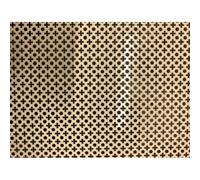 2 mq lamiera forata in alluminio oro per copertura termosifoni stufe e caminetti