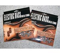 2 Mute complete da 4 corde BASSO Elettrico 2 Set Roling's Bass guitar Strings