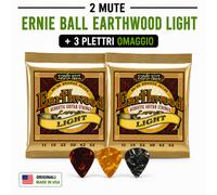 2 Mute Earthwood Light 011-052 + 3 Plettri Omaggio - SPEDIZIONE TRACCIATA