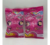 2 My Little Pony 2016 Mistero 2 Confezione Squishy Pops Fashems Nuovo IN Borse