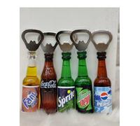 2 n. Apribottiglie dal design carino con magnete da frigorifero - liquido int...