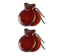 2 nacchere da ballo flamenco con corda battacchio a mano strumento musicale Orff