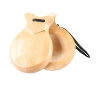 2 nacchere spagnole con corda in legno strumento musicale a percussione