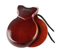 2 nacchere spagnole con corda in legno strumento musicale a percussione