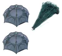 2 Nasse Trappola Rete 8 Inganni Cattura Pesci Granchi Gamberi Seppie