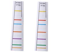 2 nastri per violino 4/4, guida per dita per violino e tastiera, adesivo per tastiera, per imparare le note, nastro per tastiera di violino, trasparente