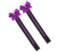 2 nastri Pin Me: fiocco per borsa da cheerleader - portachiavi glitterati da