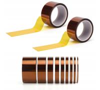 2 nastri protettivi Kapton resistenti alle alte temperature, 12 mm x 30 m, 15 mm