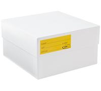 2 Neolab 2701 Kryo scatola portaoggetti in cartone, 75 mm, colore: Bianco