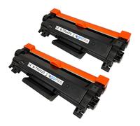 2 Nero Cartucce di toner laser per Brother MFC-L2730DW, MFC-L2750DW, HL-L2350DW