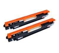 2 Nero Cartucce di toner laser rimpiazzare HP CF350A (130A) non-OEM