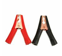 2 Nero+Rosso Auto per alligatore Clip,250V/100A Coccodrillo Clip Test per morse
