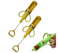 2 noccioli di ciliegia in acciaio inox, rimozione del nucleo, strumento per distruggere la ciliegia, snocciolatore di frutta, manico ergonomico, snocciolatore di oliva e ciliegia, snocciolatore