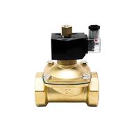 2" Normally Open Brass Waterproof Solenoid Valve IP65 DN50 Electric Switch Water Valves 220V 110V 24V 12V(G_220VAC)