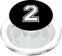 2 Numero Due Team Sport Graphic Design Matching Varsity PopSockets PopGrip per MagSafe