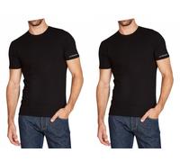 2 O 4 T-SHIRT GIROCOLLO MAGLIA UOMO KAPPA CALDO 100%COTONE K1306 LOGO POLSINI