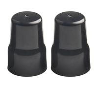 2 o 4 tappi per valvole del radiatore, per impianto a compressore | coperture di ricambio in plastica ABS nera, quasi tutti i tipi di valvole, montaggio semplice, tenuta sicura. Dimensioni: