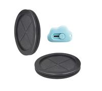 2 occhielli in gomma da 10,2 cm, diametro interno 9,5 cm, colore nero su entrambi i lati, rotondi, in gomma sintetica per cablaggio, spina del foro in gomma, firewall, protezione dei fili, protezione