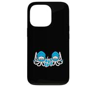 2 Octopus Knight Medioevo Guerrieri Combattenti Spada Scudo Custodia per iPhone 13 Pro