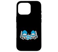 2 Octopus Knight Medioevo Guerrieri Combattenti Spada Scudo Custodia per iPhone 16 Pro