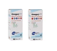 2 OMEGA 3 VITI DA 60 (120 PERLE) AUSILIO FUNZIONI CARDIACHE VISIVE CELEBRALI