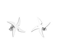 2 orecchini a perno per piercing a forma di mulino a vento, design unico per ragazze, ornamento unico per donne, vintage, Misura unica, come descritto, come descritto