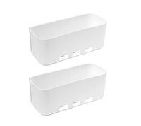 2 organizzatori da cucina per montaggio a parete, perfetti per appendere libri di controllo remoto, telefono, letto, ecc