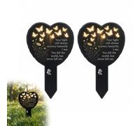 2 ornamenti a forma di cuore, per la decorazione del giardino e dell'incisione