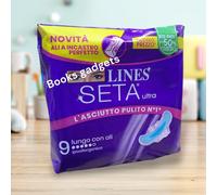 2 Pacchi (18 Assorbenti) Lines Seta Ultra Lungo con Ali Ipoallergenico
