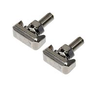 2 pacchi 19116852 Terminale batteria per auto in acciaio inossidabile Bullone a T Tenditore cavo batteria Bullone Sostituzione Terminale a T resistente all ' usura Kit