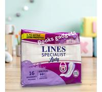 2 Pacchi (32 Assorbenti) Lines Specialist Lady Mini Plus Perdite di Urine