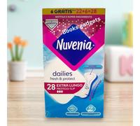 Nuvenia - Proteggi Slip, Extra Lungo Uso Quotidiano, Controllo degli Odori - 28 Pezzi